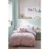 Peter Rabbit Sleepy Head Reversible Duvet Cover Set in Pink | Size: Single