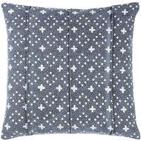Yard Helm 100% Cotton Woven Cushion in Navy | Size: 50 cm x 50 cm