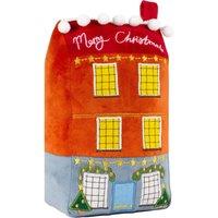 Furn Christmas Spirit House Velvet Novelty Door Stop