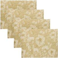 Gold Stag Washable Set of 4 Festive Placemats