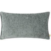 Evans Lichfield Buxton Chenille Reversible Rectangular Cushion in Blue | Size: 30 cm x 50 cm