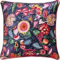 Wylder Tropics Glorine Floral Velvet Cushion | Size: 50 cm x 50 cm