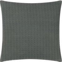 Yard Hush Stitched 100% Cotton Cushion in Blue | Size: 45 cm x 45 cm