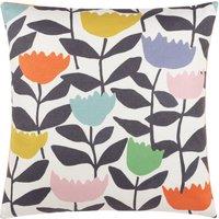 Furn Tulipa Floral Abstract Cushion | Size: 50 cm x 50 cm