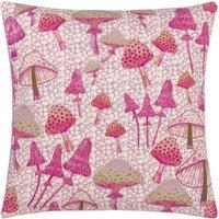 Furn Mushroom Fields Abstract Woven Cushion in Lilac | Size: 45 cm x 45 cm