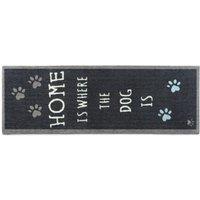 My Mat Home 2 Washable Indoor Nylon Mat in Black | Size: 50 cm x 75 cm