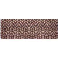 My Mat Washable Indoor Cotton Candy Spice Zig Zag Mat | Size: 50 cm x 150 cm