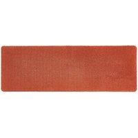 My Mat Washable Indoor Cotton Terracotta Mat in Red | Size: 50 cm x 150 cm