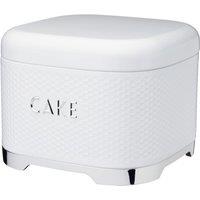 Lovello Cake Tin with Hinged Lid & Metallic Base in Ice White Vintage