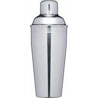 BarCraft 500ml Double Walled Stainless Steel Cocktail Shaker, Gift Boxed in Silver
