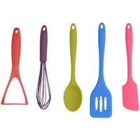 Colourworks Brights 5 Piece Complete Kitchen Utensil Set
