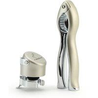 Rabbit Champagne Sealer Set in Metallics