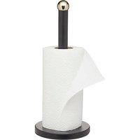 MasterClass Stainless Steel Matt Black & Brass Finish Towel Holder