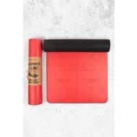 Myga Extra Large Red Alignment Yoga Mat