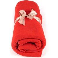 Myga Fleece Yoga Blanket in Red