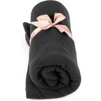 Myga Fleece Yoga Blanket in Black