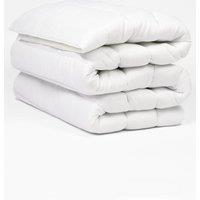 OHS Mattress Topper Thick Deep Anti Allergy Luxury Soft Hotel Quality in White | Size: Double