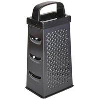 KitchenCraft Black Non-Stick 17cm Four Sided Box Grater