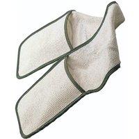 KitchenCraft Heavy Duty White Cotton Double Oven Gloves with Bound Edge