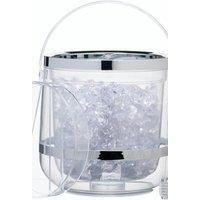 BarCraft Acrylic Double Walled Insulated Ice Bucket, Gift Boxed in Clear