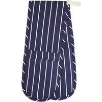 KitchenCraft Blue Butcher's Stripe Double Oven Glove