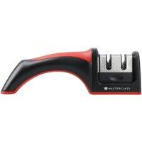 MasterClass Two Stage Draw Through Knife Sharpener in Black