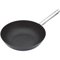 MasterClass Carbon Steel 30cm Wok in Dark Grey