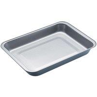KitchenCraft Non-Stick Roasting Pan, Extra Large Roasting Tin, 41 x 28.5cm in Mid Grey | Size: 41 x 28.5 cm