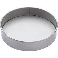 KitchenCraft Non-Stick Loose Base Sandwich Pans, Set of 2 Round Carbon Steel Baking Cake Tins, 20cm in Charcoal