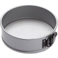 KitchenCraft Non-Stick Springform Loose Base Cake Tin, Carbon Steel, 20cm (8") in Mid Grey