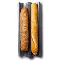 MasterClass Crusty Bake Non-Stick Baguette Tray in Grey