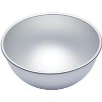 MasterClass Silver Anodised Aluminium Hemisphere Cake Tin, 20cm in Dark Grey