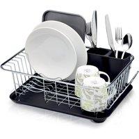 KitchenCraft Chrome Plated Dish Drainer & Tray