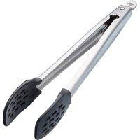 MasterClass 28cm Food Tongs in Black