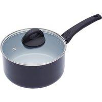 MasterClass Ceramic Non-Stick Induction Ready 20cm Saucepan in Grey