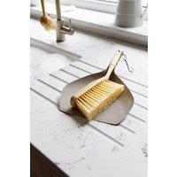 Living Nostalgia Traditional Dustpan & Brush Set in Grey