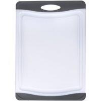 MasterClass Set of 2 Anti-Microbial Non-Slip Chopping Boards, Medium & Large in White