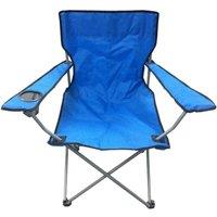 Nalu Blue & Black Lightweight Folding Camping Beach Captains Chair
