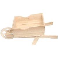 Groundlevel Farmyard Style Garden Wheelbarrow Planter in Natural
