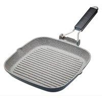MasterClass Cast Aluminium 24cm Grill Pan in Grey