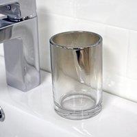 Showerdrape Ombre Smoked Glass Collection Tumbler in Clear