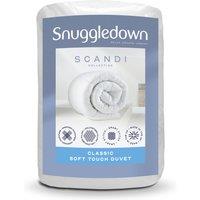 Snuggledown Scandinavian Classic Soft Touch 4.5 Tog Summer Duvet in White | Size: Single