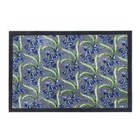 My Mat Washable Nylon Bluebells Indoor Mat | Size: 50 cm x 75 cm