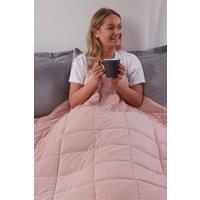 OHS Sensory Sleep Therapy Weighted Blanket in Light Pink | Size: 150 cm x 200 cm