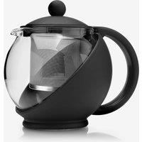 Kilo Glass Teapot with Infuser 4 Cup in Black