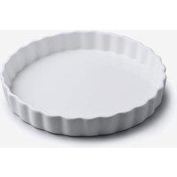 WM Bartleet & Sons Porcelain Round Flan Dish 24cm in White