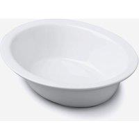 WM Bartleet & Sons Porcelain Oval Pie Dish 28cm in White