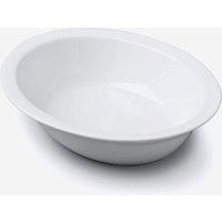 WM Bartleet & Sons Porcelain Large Oval Pie Dish 32cm in White