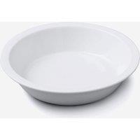 WM Bartleet & Sons Porcelain Round Straight Edge Pie Dish 27cm in White