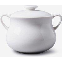 WM Bartleet & Sons Porcelain Mini Casserole Soup Bowl in White